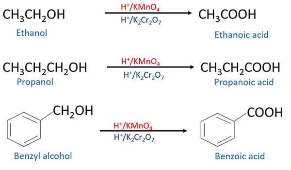 primary alcohol oxidation to carboxylic acid